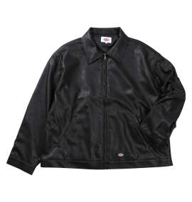 DICKIES フェイクレザーアイゼンハワージャケット ブラック
