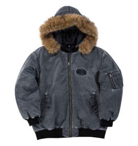 DCSHOES 26FUR HOOD FLIGHTジャケット ブラック