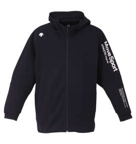 DESCENTE S.F.TECH SHIELDソフトウォームフーデッドジャケット ネイビー