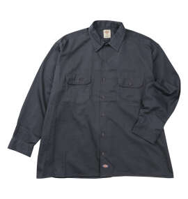 DICKIES 574長袖ワークシャツ(ORIGINAL FIT) チャコールグレー