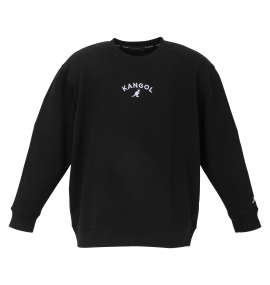 KANGOL 裏毛クルートレーナー ブラック