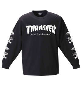 THRASHER 長袖Tシャツ ブラック