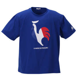 LE COQ SPORTIF ストレッチファイバー半袖Tシャツ セーヌブルー