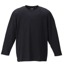 Mc.S.P オーガニックコットンクルーネック長袖Tシャツ ブラック