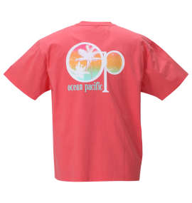 OCEAN PACIFIC プリント半袖Tシャツ ピンク