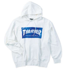 THRASHER プルパーカー ホワイト