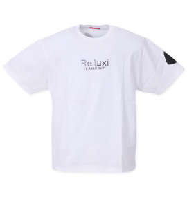 Re:luxi スクリプトアーチ半袖Tシャツ ホワイト