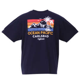 OCEAN PACIFIC 天竺ポケット付半袖Tシャツ ネイビー