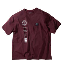 OCEAN PACIFIC 接触冷感ストレッチUV半袖Tシャツ バーガンディ