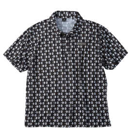 SY32 by SWEET YEARS グラフィック半袖ポロシャツ ブラック