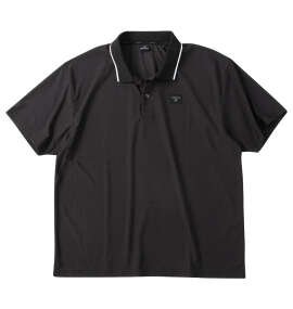 SY32 by SWEET YEARS ジャガード半袖ポロシャツ ブラック