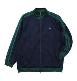 adidas golf スリーストライプスフルジップトラックジャケット カレッジネイビー