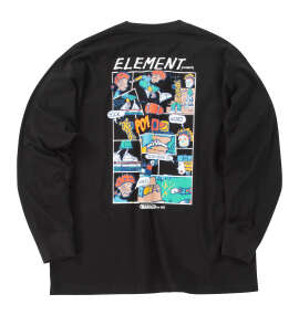ELEMENT KAMO CHILL長袖Tシャツ ブラック