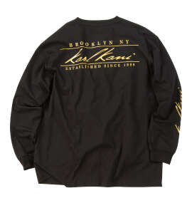 KARL KANI 天竺長袖Tシャツ ブラック