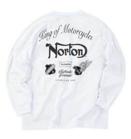 Norton 天竺長袖Tシャツ ホワイト