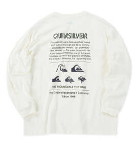 Quiksilver DNA POCKET長袖Tシャツ ホワイト