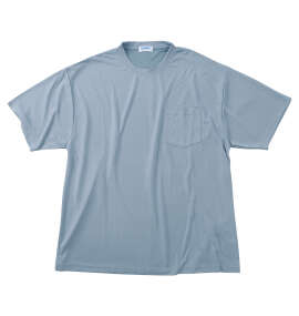 ヒヤロン 接触冷感ポケット付半袖Tシャツ ブルーグレー