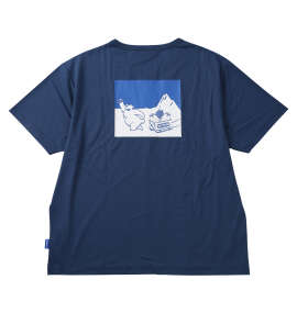 ヒヤロン×OUTDOOR PRODUCTS 接触冷感半袖Tシャツ ブルーグレー