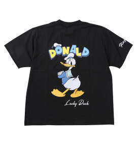 FLAGSTAFF×DISNEY DONALD DUCK半袖Tシャツ ブラック