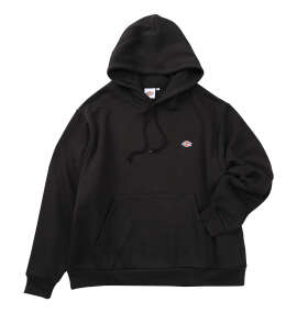 DICKIES エンブロイダリーロゴプルパーカー ブラック
