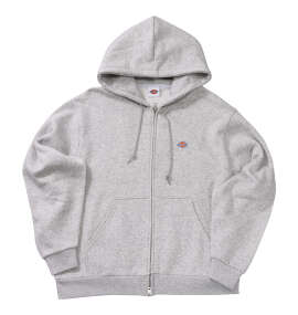 DICKIES エンブロイダリーロゴフルジップパーカー ヘザーグレー