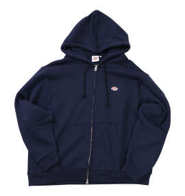 DICKIES エンブロイダリーロゴフルジップパーカー ネイビー