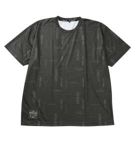 EVERLAST 総柄プリント半袖Tシャツ ブラック