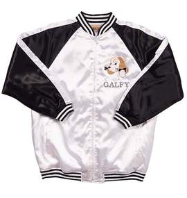 GALFY スカジャン オフホワイト×ブラック