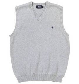 POLO BCS Ｖネックベスト グレー