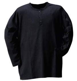 MANCHES ヘンリーTシャツ ブラック