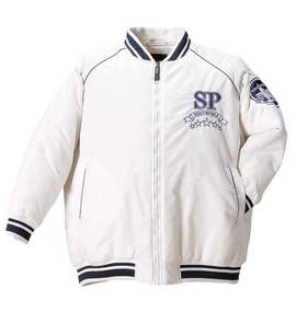 SOUTHPOLE スタジアムジャンバー ホワイト
