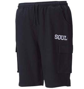 SOUL カーゴハーフパンツ ブラック