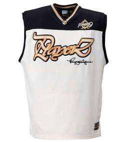 Playerz69 ノースリーブＴシャツ ホワイト×ネイビー