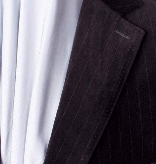 RYOKO KIKUCHI HOMME2 2ツ釦ベロアジャケット ブラック
