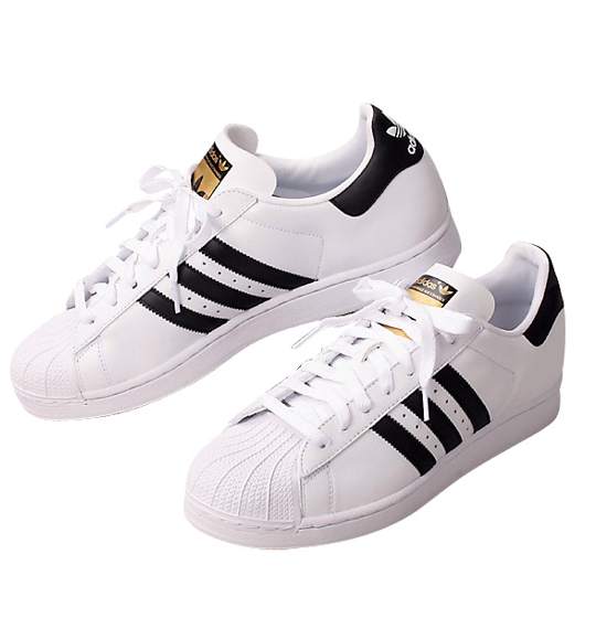 ADIDAS スニーカー ホワイト×ブラック