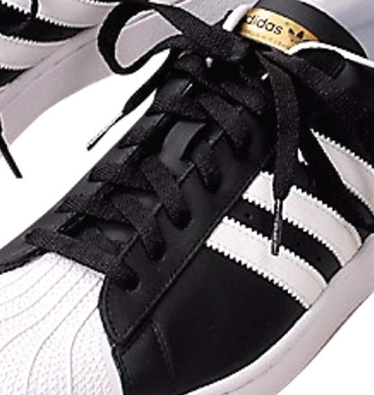 ADIDAS スニーカー ブラック×ホワイト