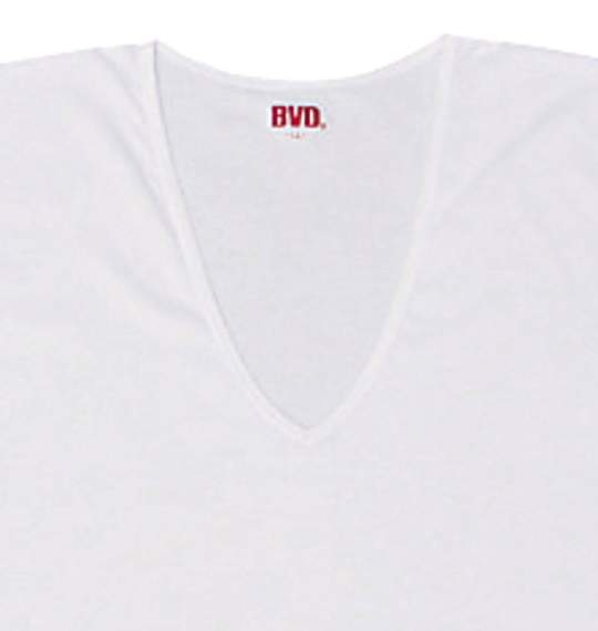 B.V.D. 22㎝VネックTシャツ ホワイト