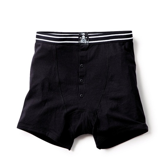 APESTEIN ニットトランクス ブラック(スカル柄)