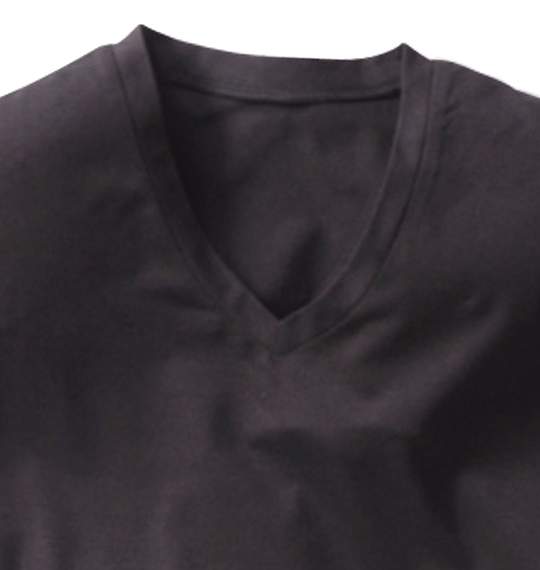MARTINI HEAT Vネック九分袖丈Tシャツ ブラック