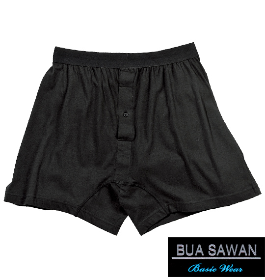 BUA SAWAN 消臭ニットトランクス ブラック