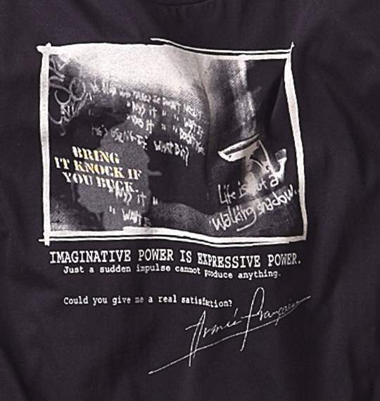 Armee Francaise ベスト+七分袖Tシャツ グレー×ブラック