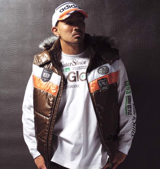 WILD LIFE シレ加工中綿ベスト ブラウン