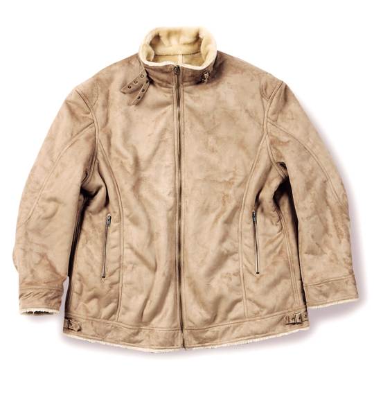 KANSAI JEANS スエードジャケット ベージュ