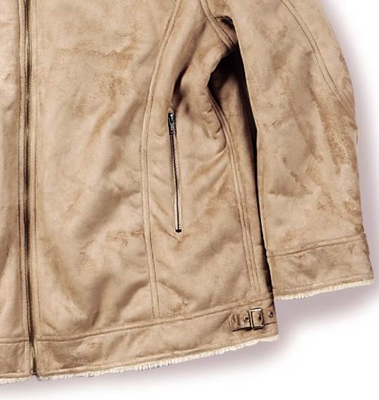 KANSAI JEANS スエードジャケット ベージュ