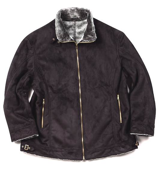 KANSAI JEANS スエードジャケット ブラック