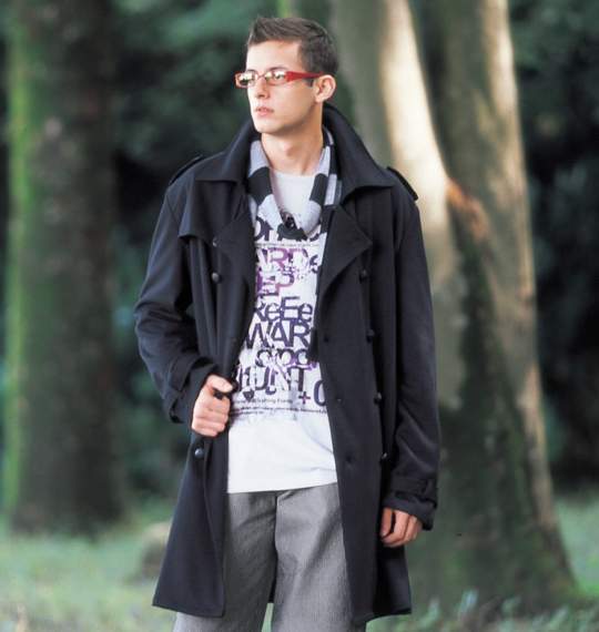 Pincponc ポンチトレンチコート ブラック