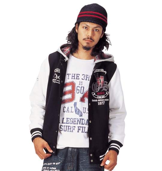 b-one-soul スタジャン ブラック×ホワイト