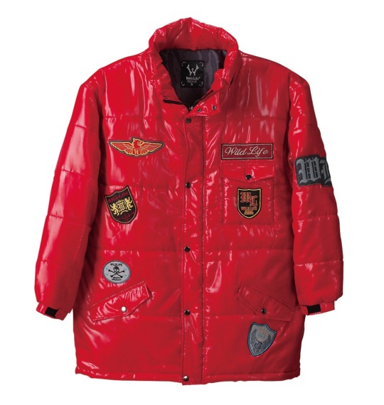 WILD LIFE シレ中綿ジャケット レッド