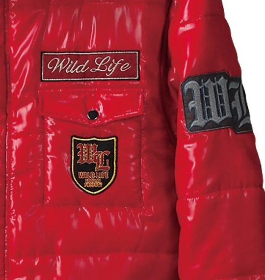 WILD LIFE シレ中綿ジャケット レッド