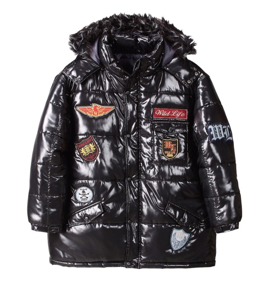 WILD LIFE シレ中綿ジャケット ブラック